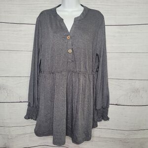 Women's Fit and Flare V Neck Dress XL